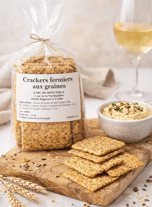 crackers fermier aux graines - vente de saucisson