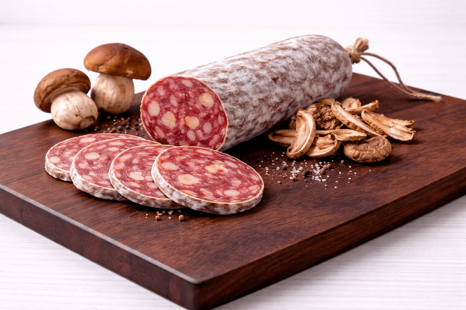 Saucisson aux cèpes - vente de saucisson